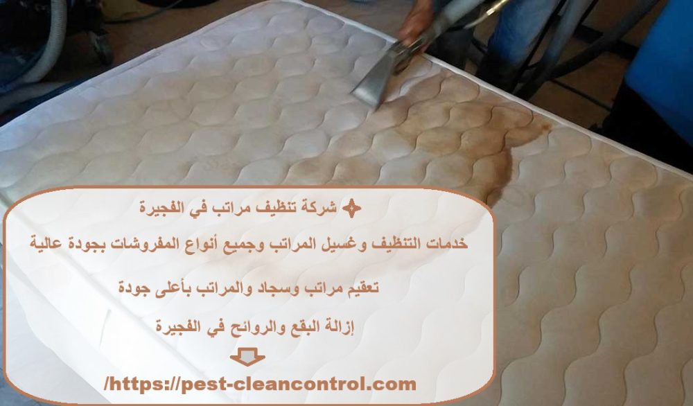 شركة تنظيف مراتب في الفجيرة