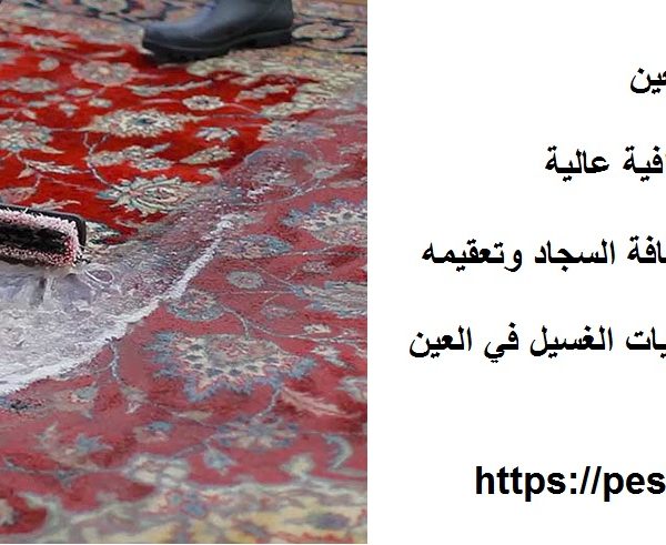 غسيل سجاد في العين